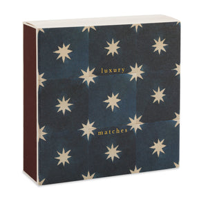 Luxury Oversized Matches ~ Navy Star Tile by Wanderlust Paper Co.