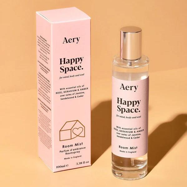 Happy Space Room Mist ~ rose, geranium, amber