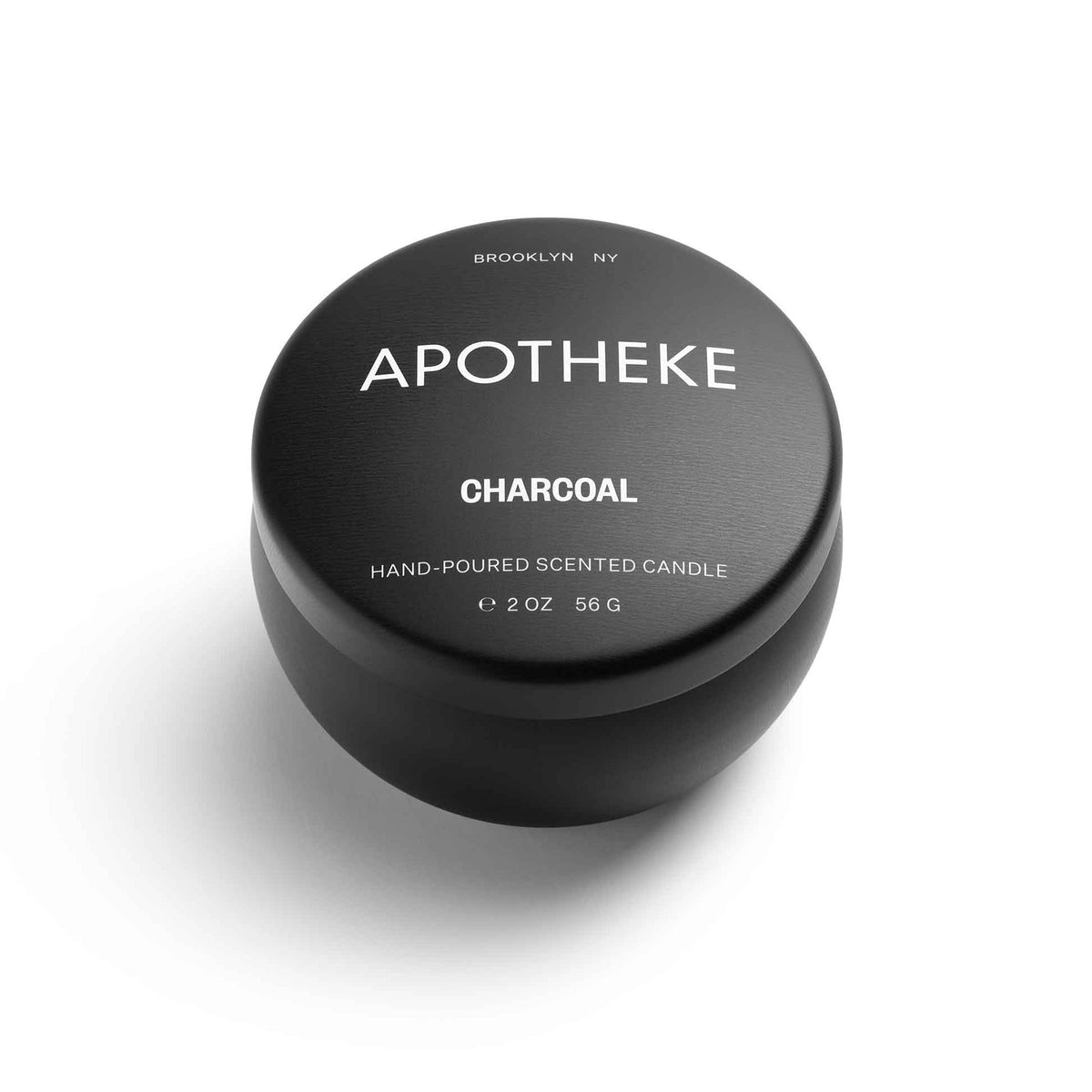 Charcoal mini tin ~ cedarwood, sandalwood, amber, oud